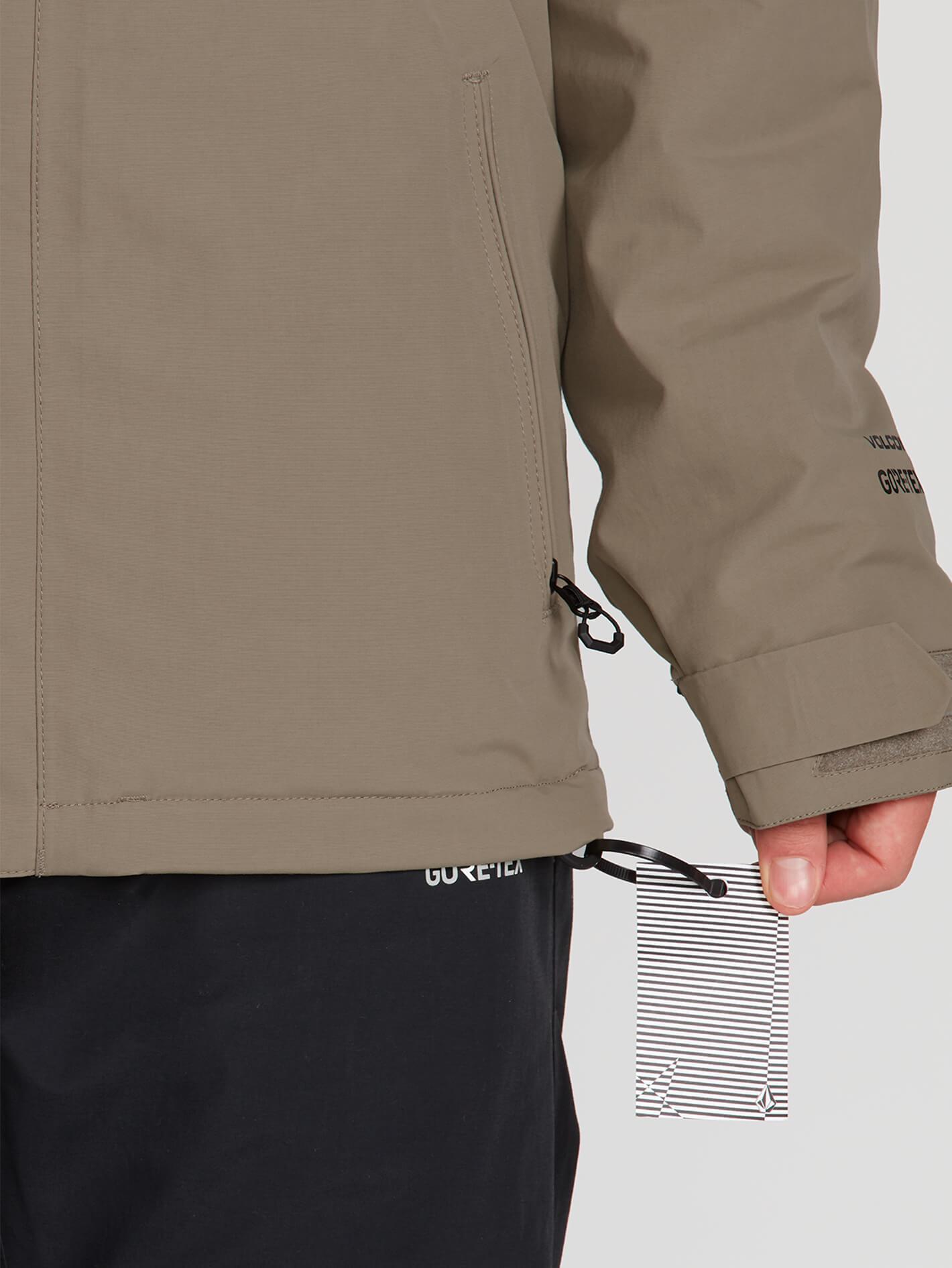 Isolierte Gore-Tex L Schneejacke - TEAK