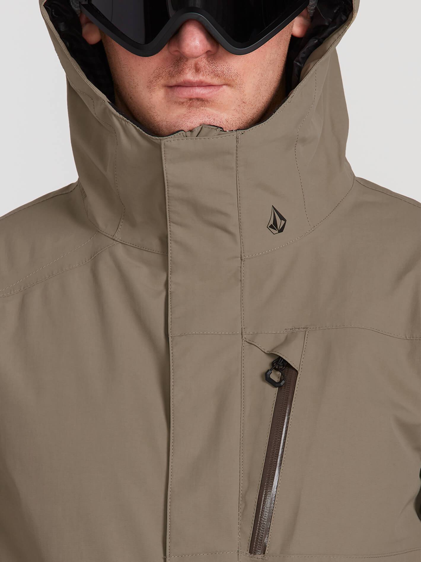 Isolierte Gore-Tex L Schneejacke - TEAK