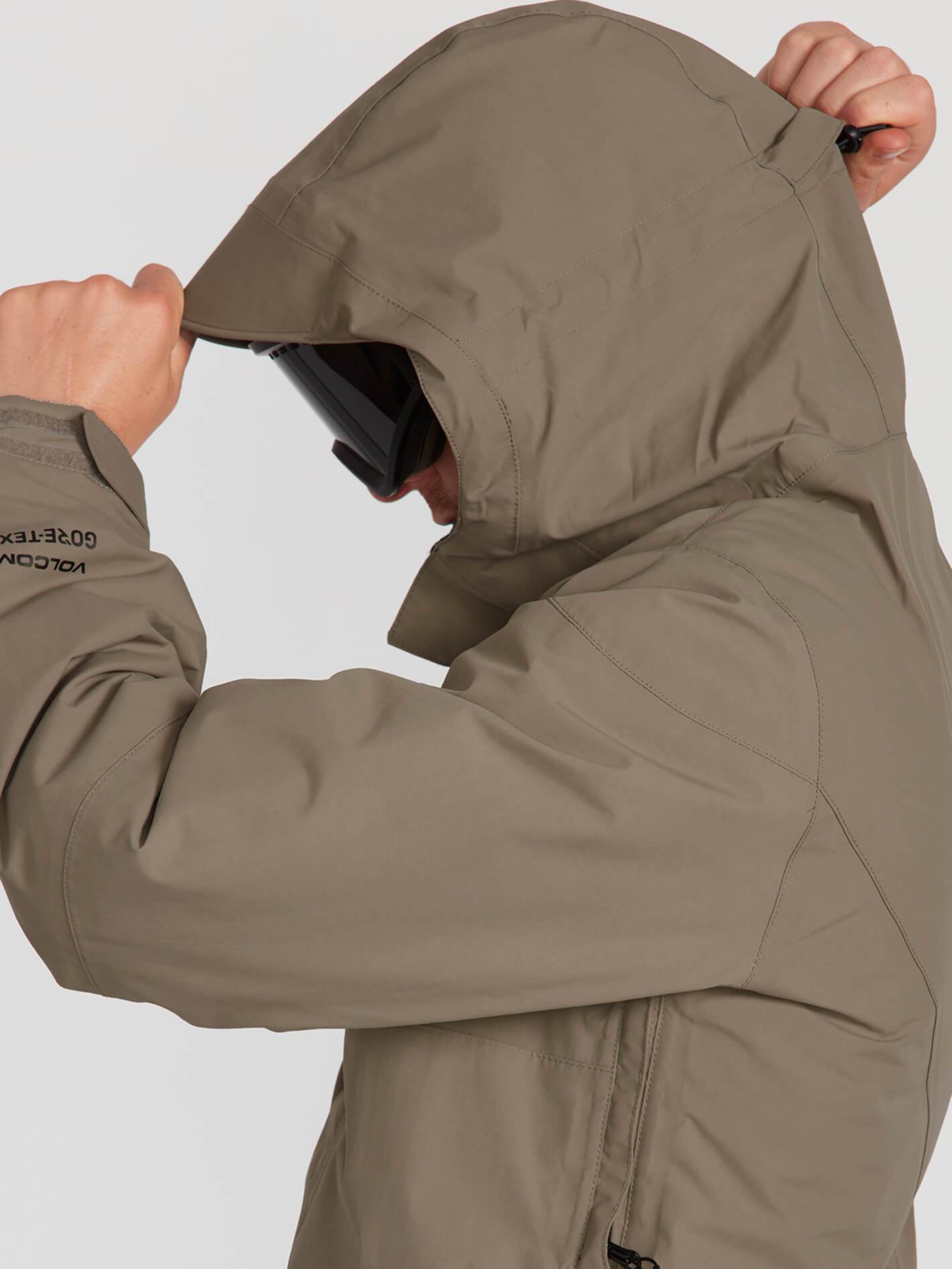 Isolierte Gore-Tex L Schneejacke - TEAK