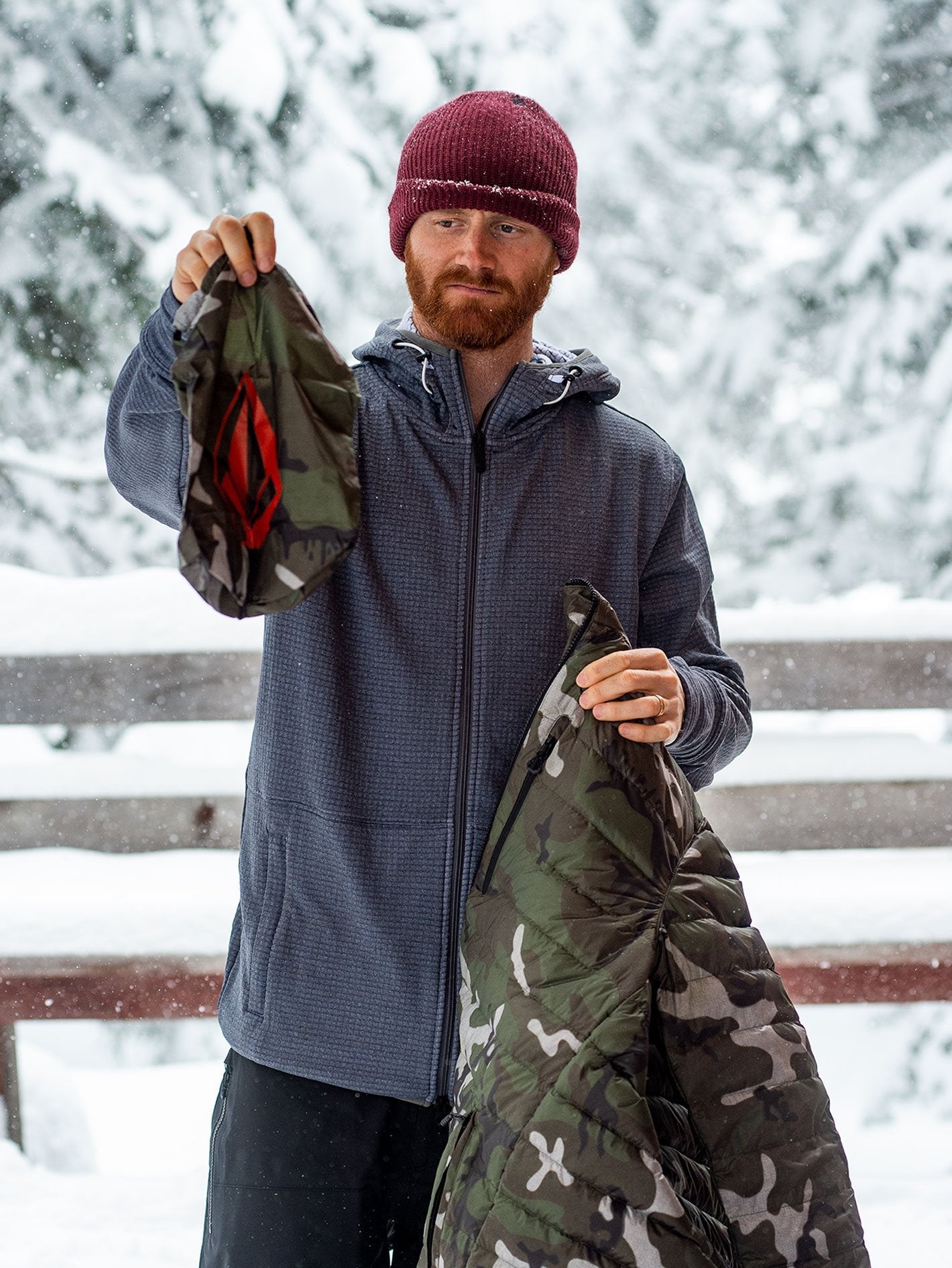 Puff Puff Give Snow Jacket - GI CAMO