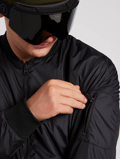 Pat Moore 3-in-1-Jacke für Herren – Schwarz