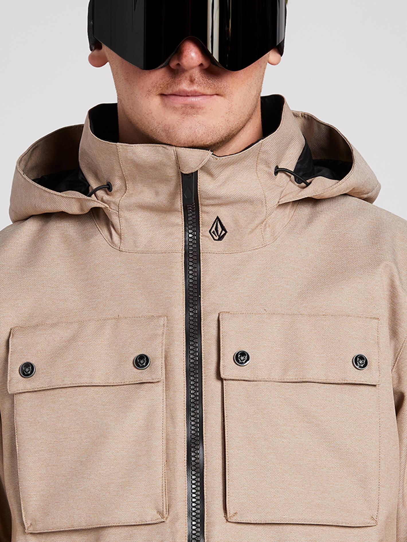 Pat Moore 3-in-1-Jacke für Herren – Schwarz