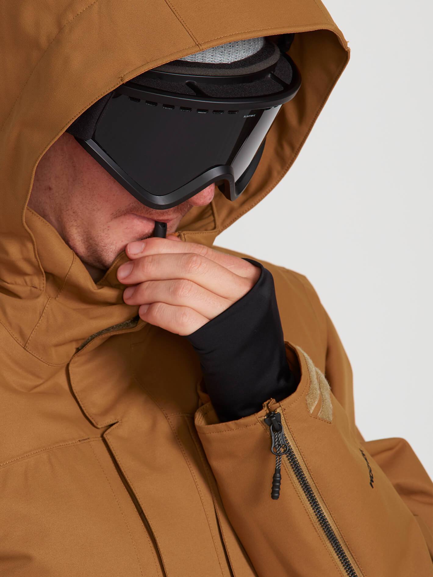 Anders 2L Tds Schneejacke - KARAMELL