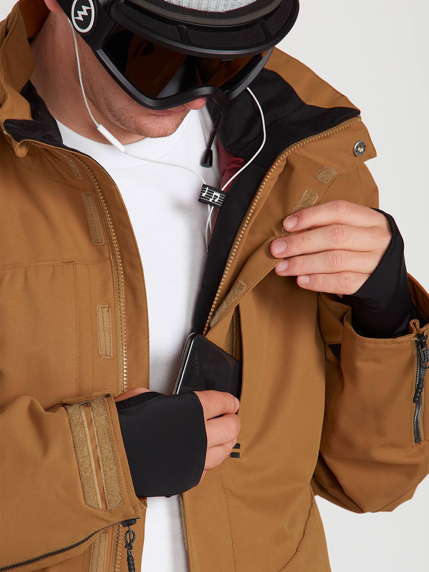 Anders 2L Tds Schneejacke - KARAMELL