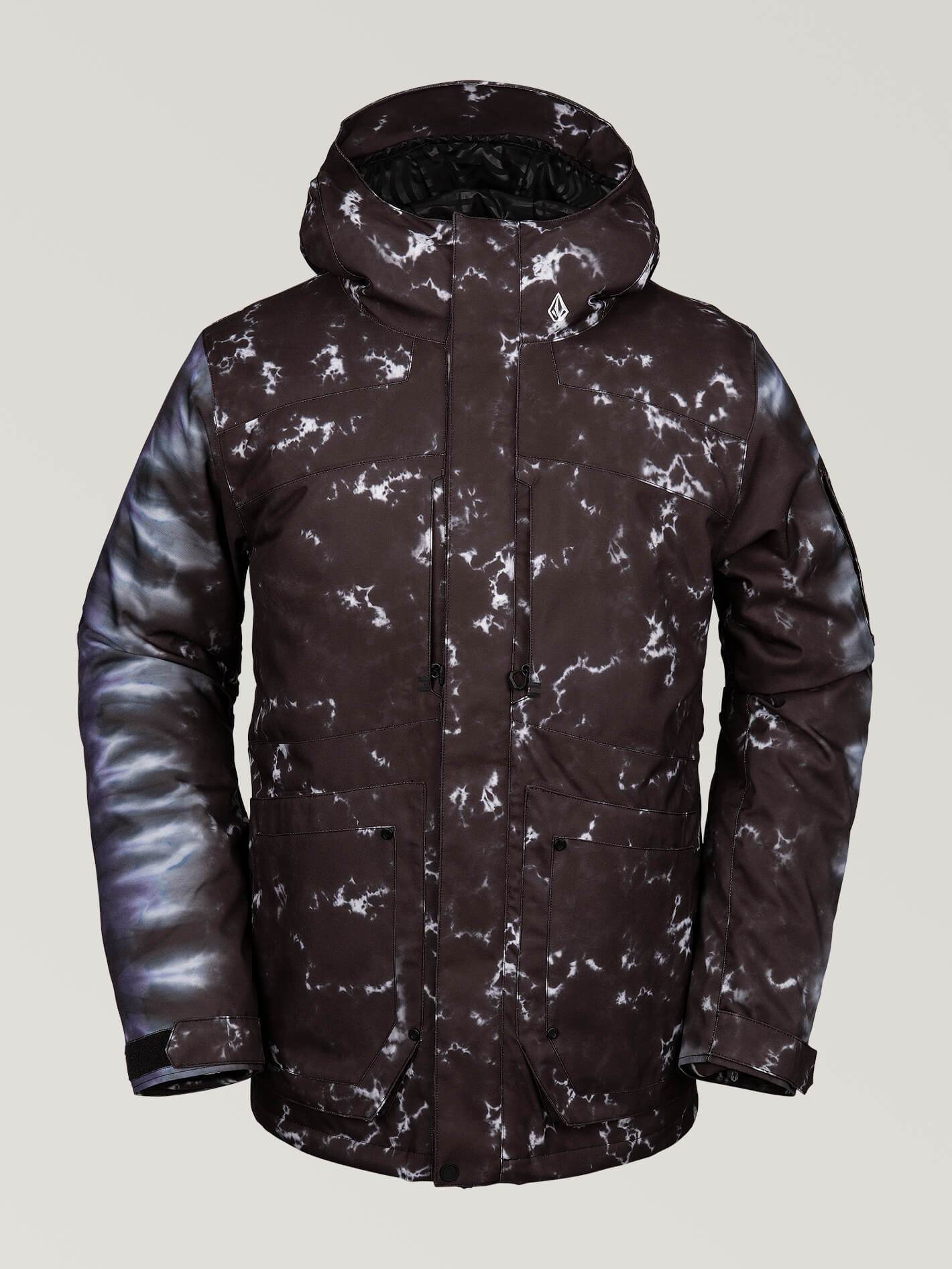Scortch Isolierte Schneejacke – SCHWARZER DRUCK