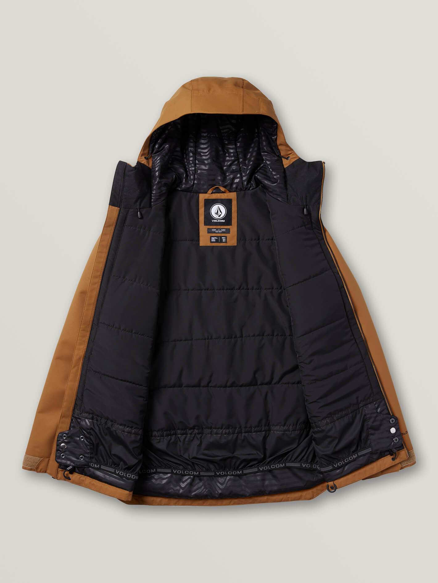 Deadly Stones Isolierte Schneejacke – KARAMELL