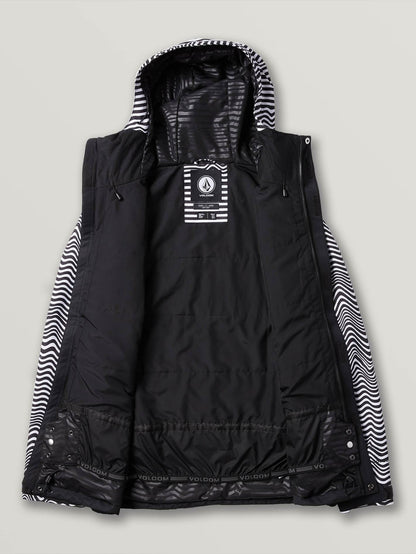 Forty 17 Isolierte Schneejacke – SCHWARZE STREIFEN