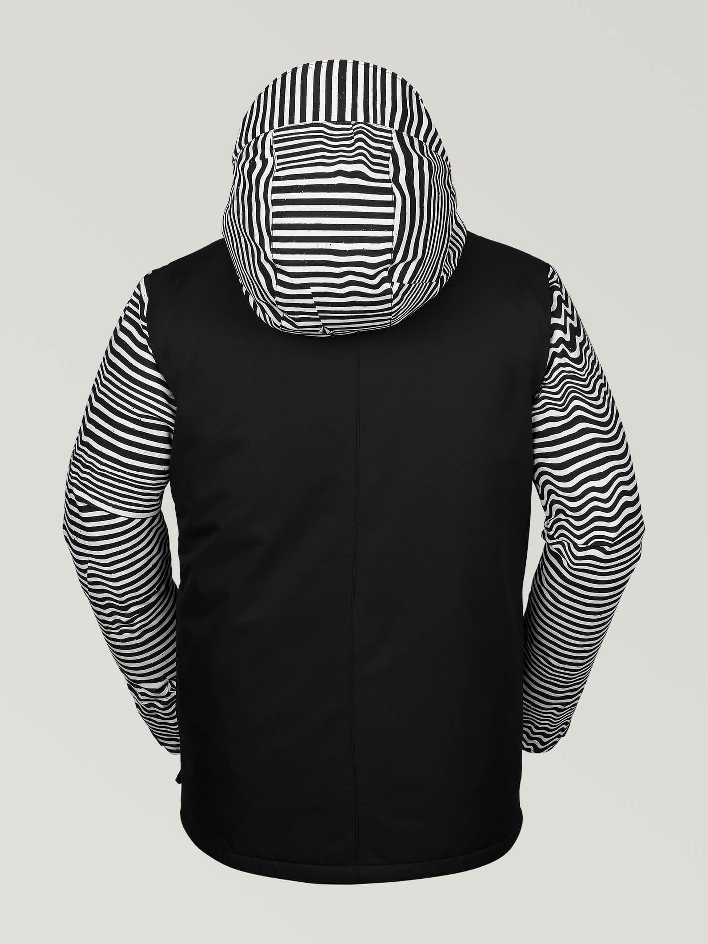 Forty 17 Isolierte Schneejacke – SCHWARZE STREIFEN