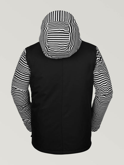 Forty 17 Isolierte Schneejacke – SCHWARZE STREIFEN