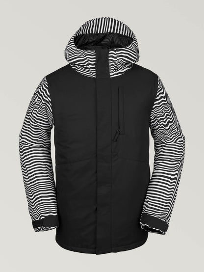 Forty 17 Isolierte Schneejacke – SCHWARZE STREIFEN