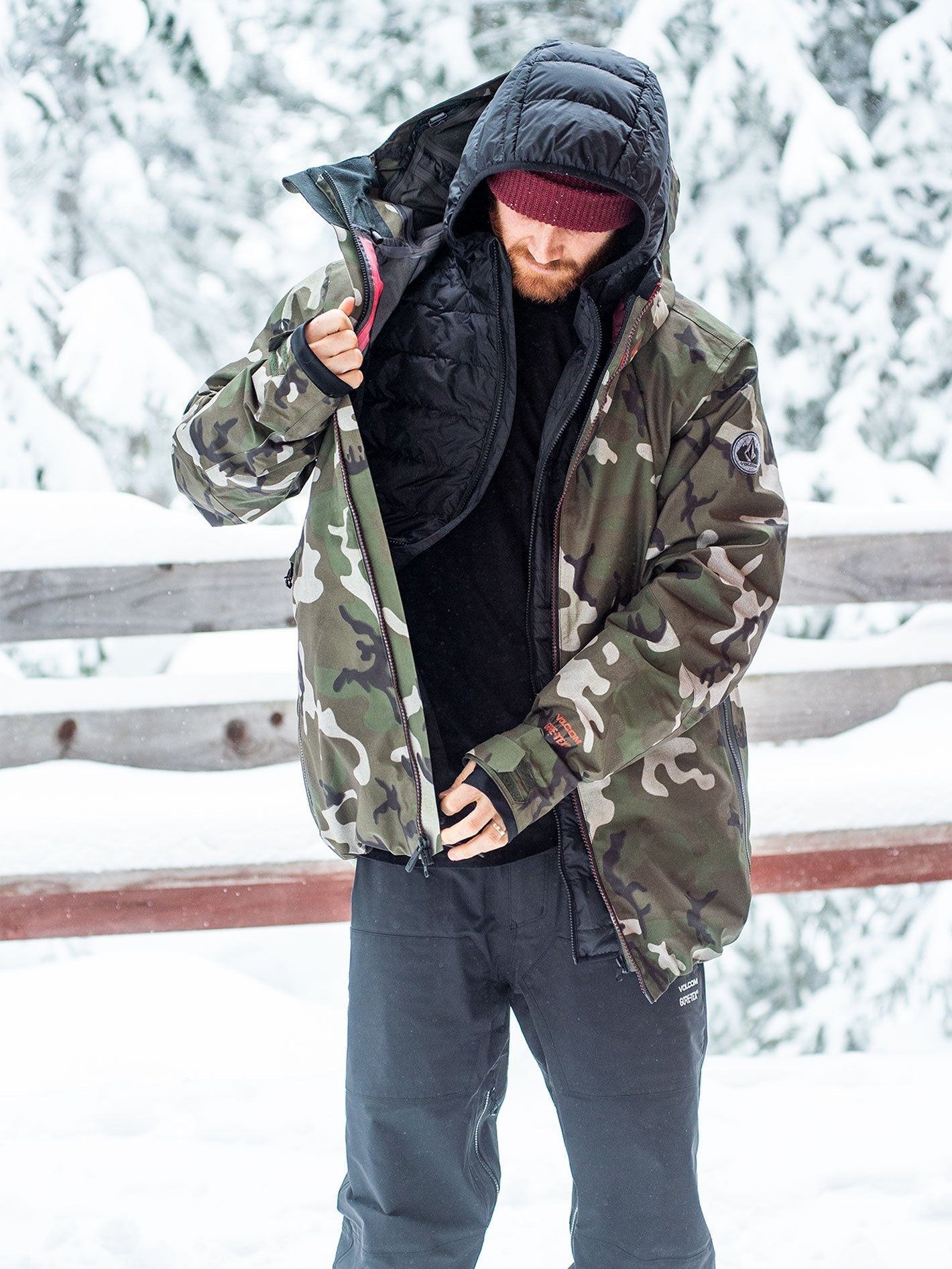 Owl 3-In-1 Gore-Tex Snow Jacket - GI CAMO