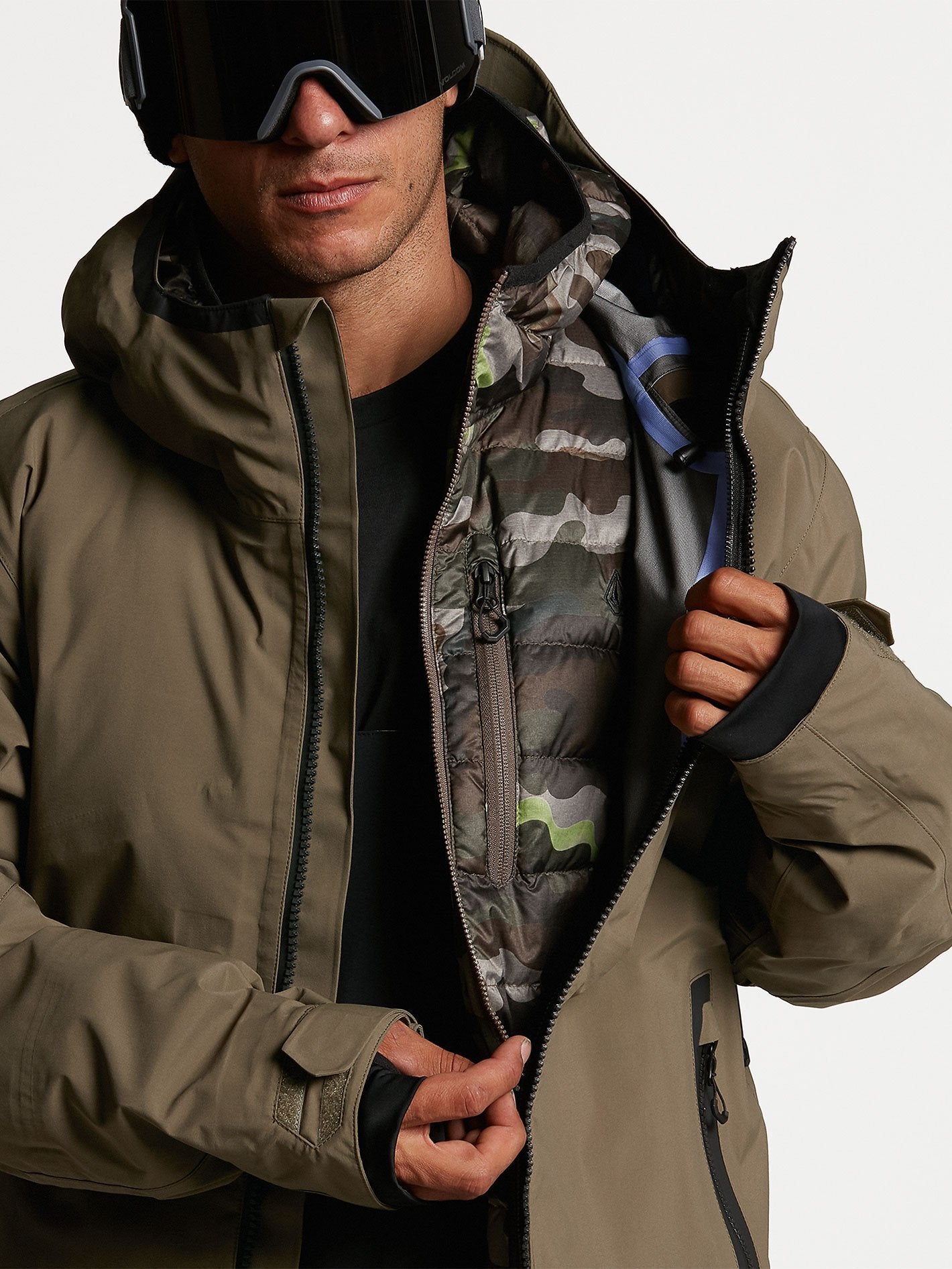 Snow Owl 3-in-1 GORE-TEX Jacke - Dark Teak