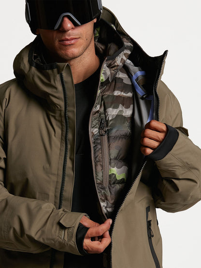 Snow Owl 3-in-1 GORE-TEX Jacke - Dark Teak
