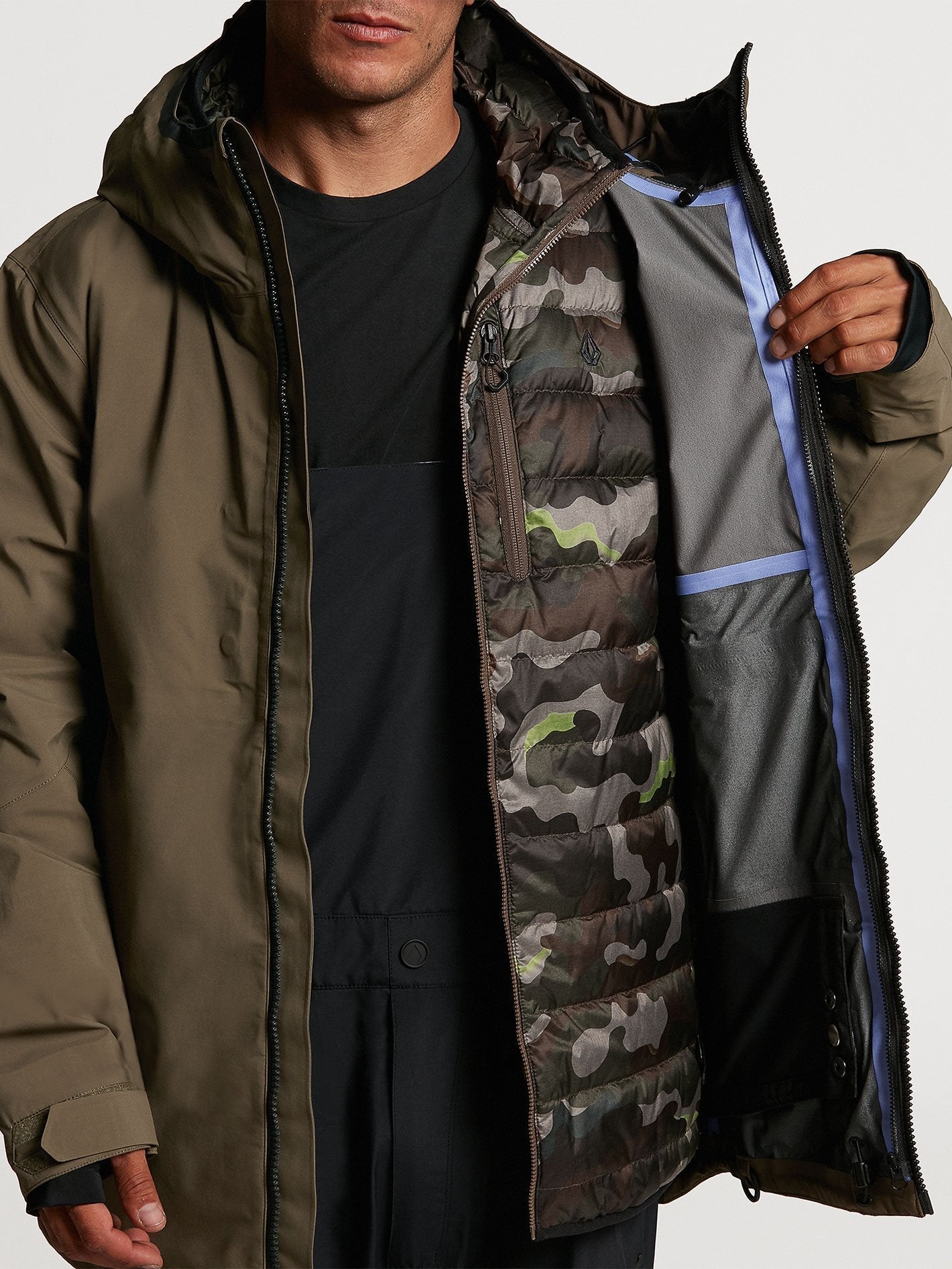 Snow Owl 3-in-1 GORE-TEX Jacke - Dark Teak