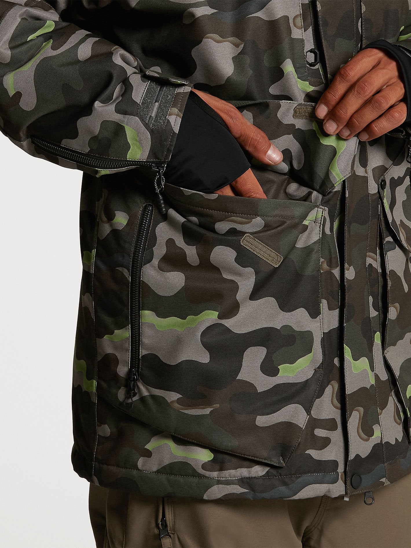 Anders 2L TDS Schneejacke - Army