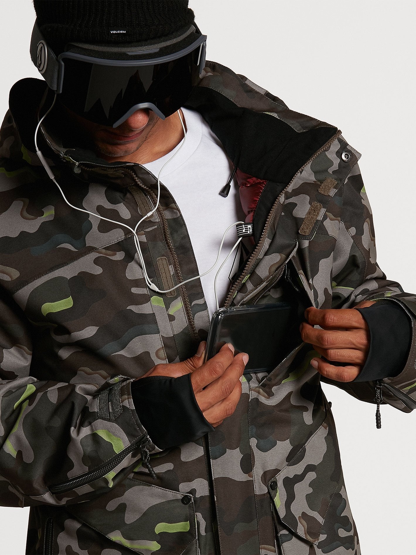 Anders 2L TDS Schneejacke - Army