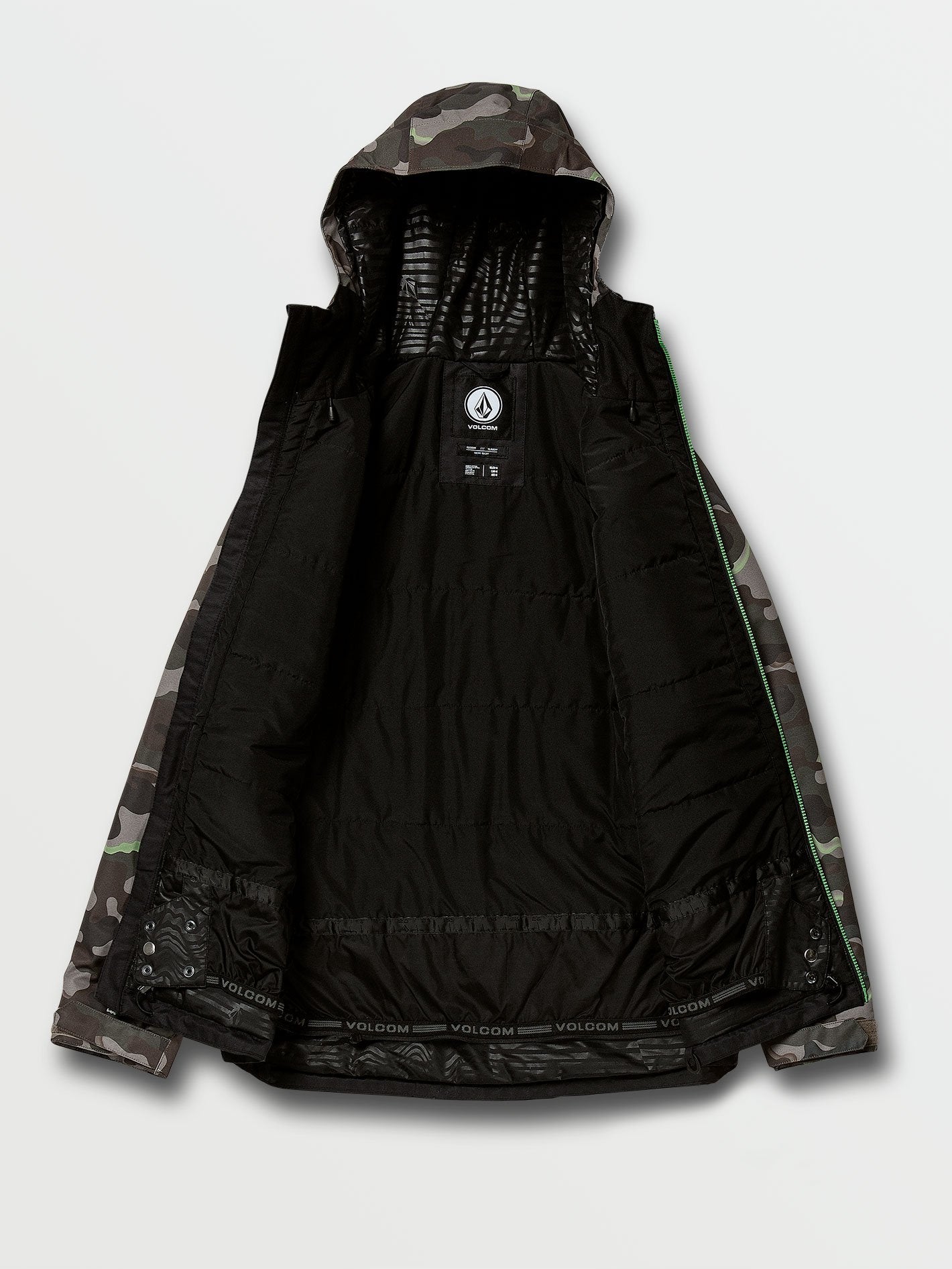 Deadly Stones Isolierte Schneejacke – Army