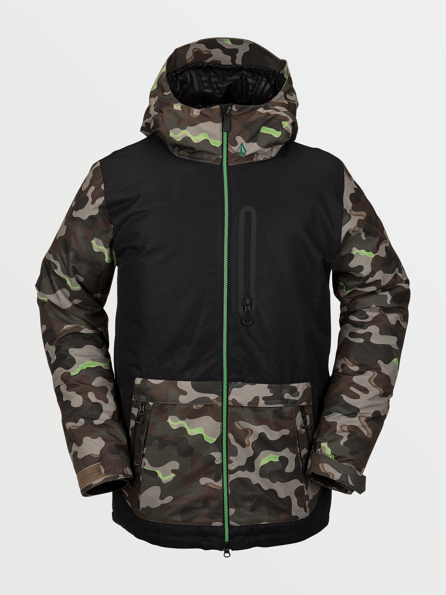 Deadly Stones Isolierte Schneejacke – Army