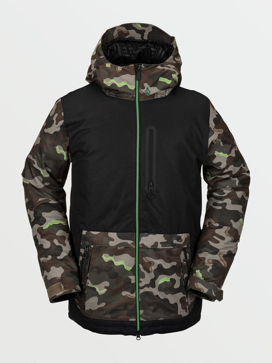 Deadly Stones Isolierte Schneejacke – Army