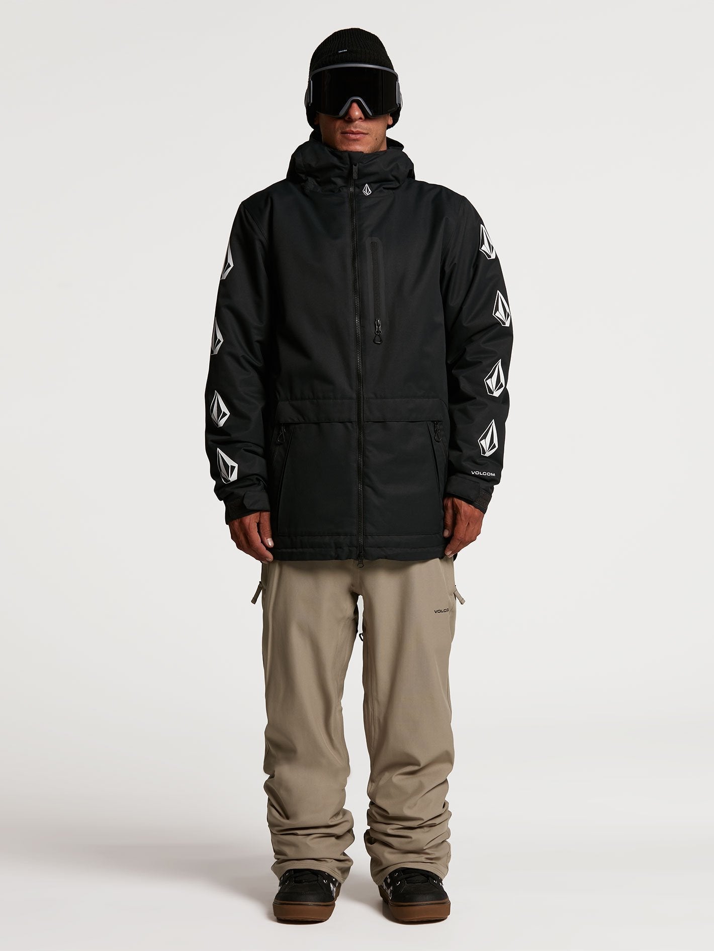 Deadly Stones Isolierte Schneejacke - Schwarz