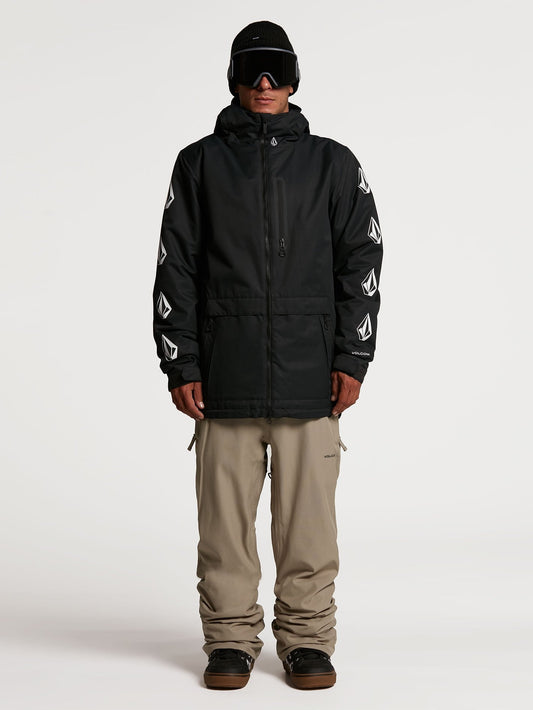 Deadly Stones Isolierte Schneejacke - Schwarz