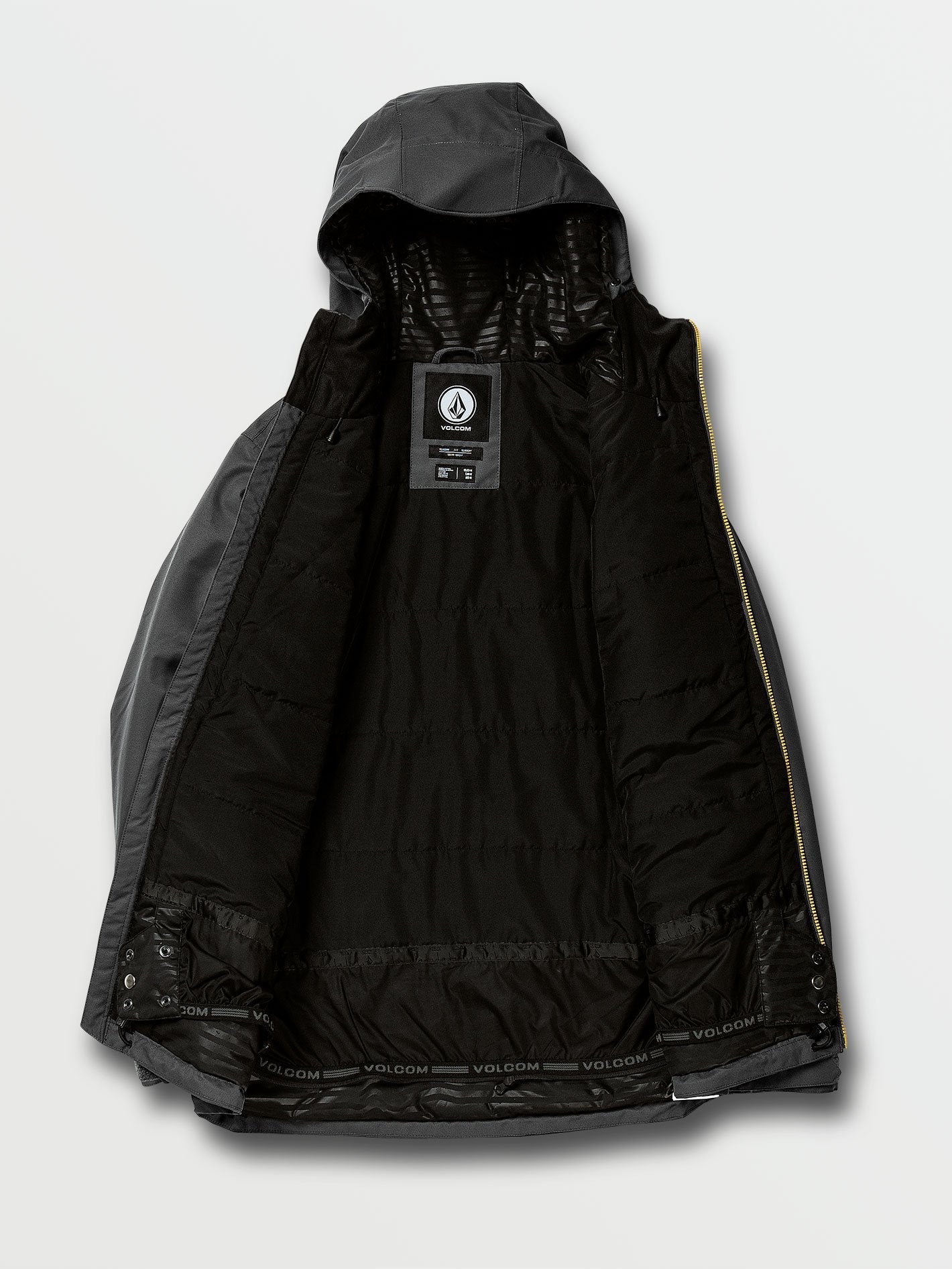 Deadly Stones Isolierte Schneejacke - Dunkelgrau
