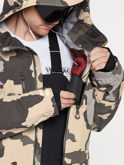 Tds Inf Gore-Tex snow jacket - DRILL KHAKI
