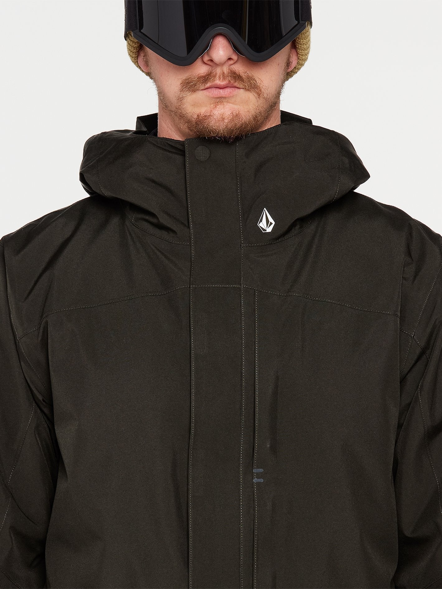 Tds 2L Gore-Tex Schneejacke - SCHWARZ GRÜN