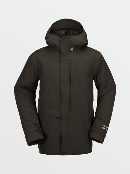 Tds 2L Gore-Tex Schneejacke - SCHWARZ GRÜN