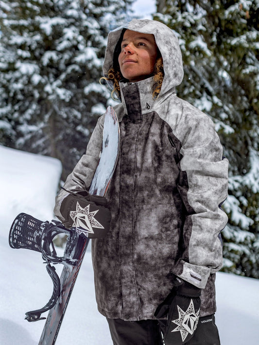 Scortch Isolierte Schneejacke – ACID BLACK