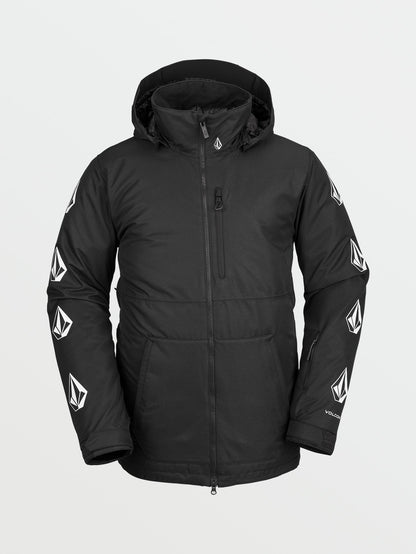 Deadly Stones Isolierte Schneejacke – SCHWARZ