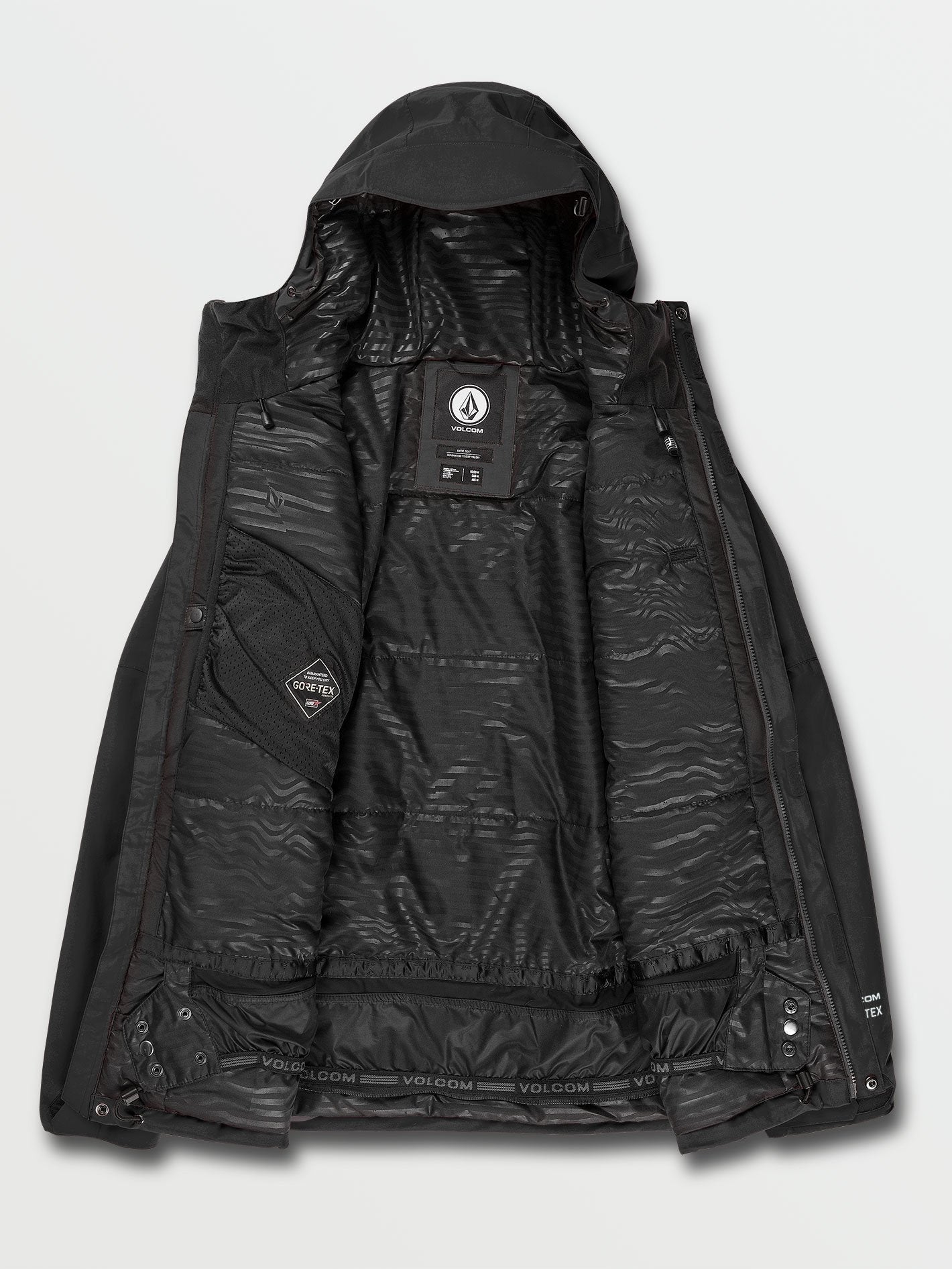 Schneejacke L Isoliertes Gore-Tex - SCHWARZ