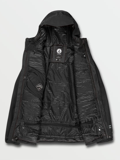 Schneejacke L Isoliertes Gore-Tex - SCHWARZ