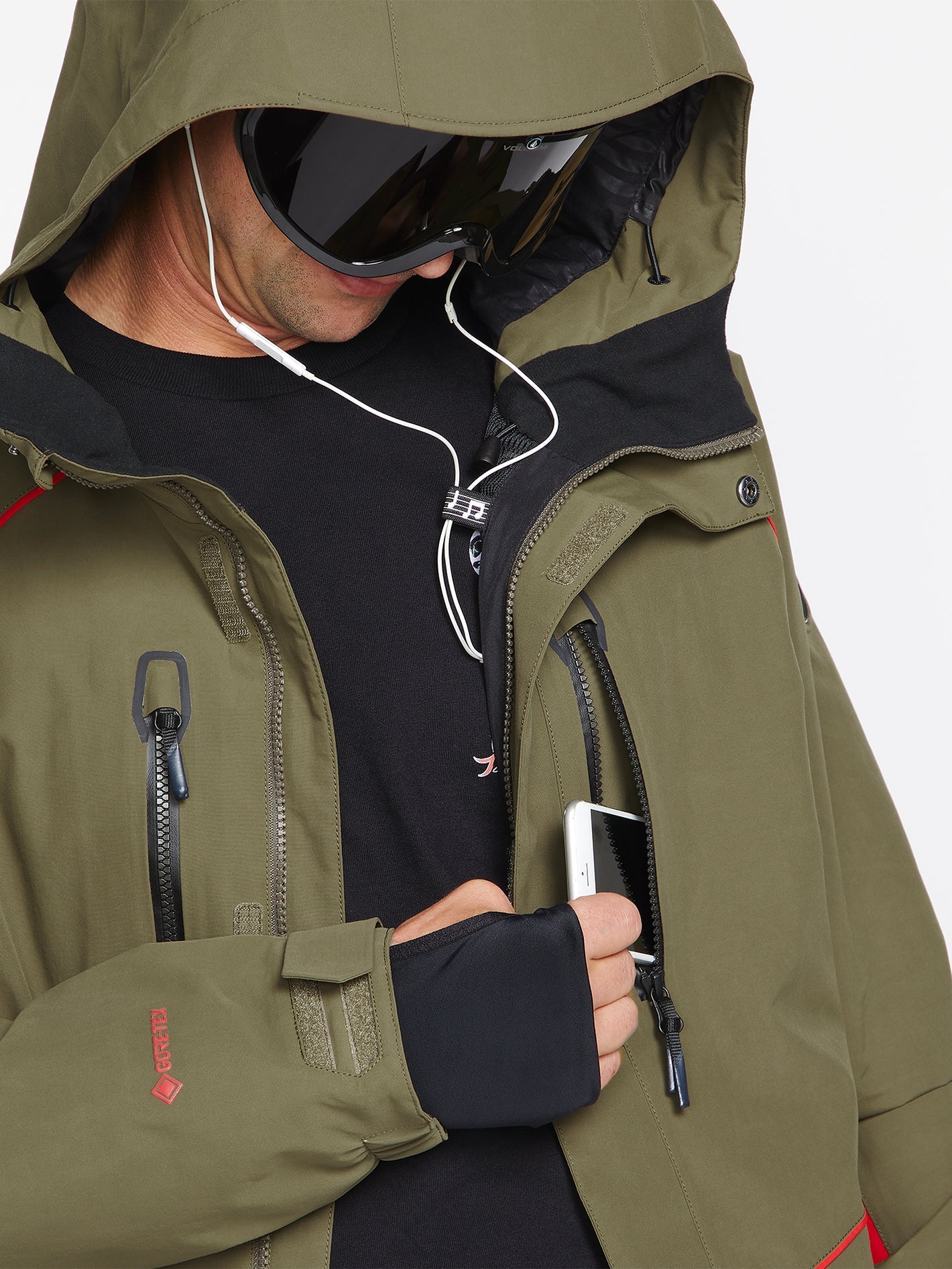 Tds 2L Gore-Tex Snow Jacket - Dark Teak