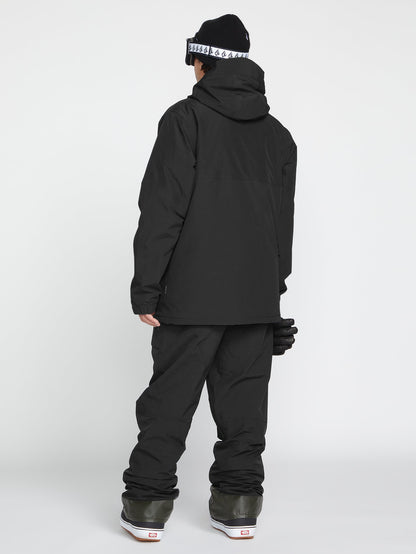 Schneejacke L Insulated Gore-Tex - Schwarz