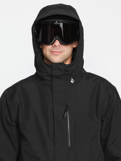 Schneejacke L Insulated Gore-Tex - Schwarz