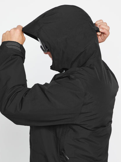 Schneejacke L Insulated Gore-Tex - Schwarz