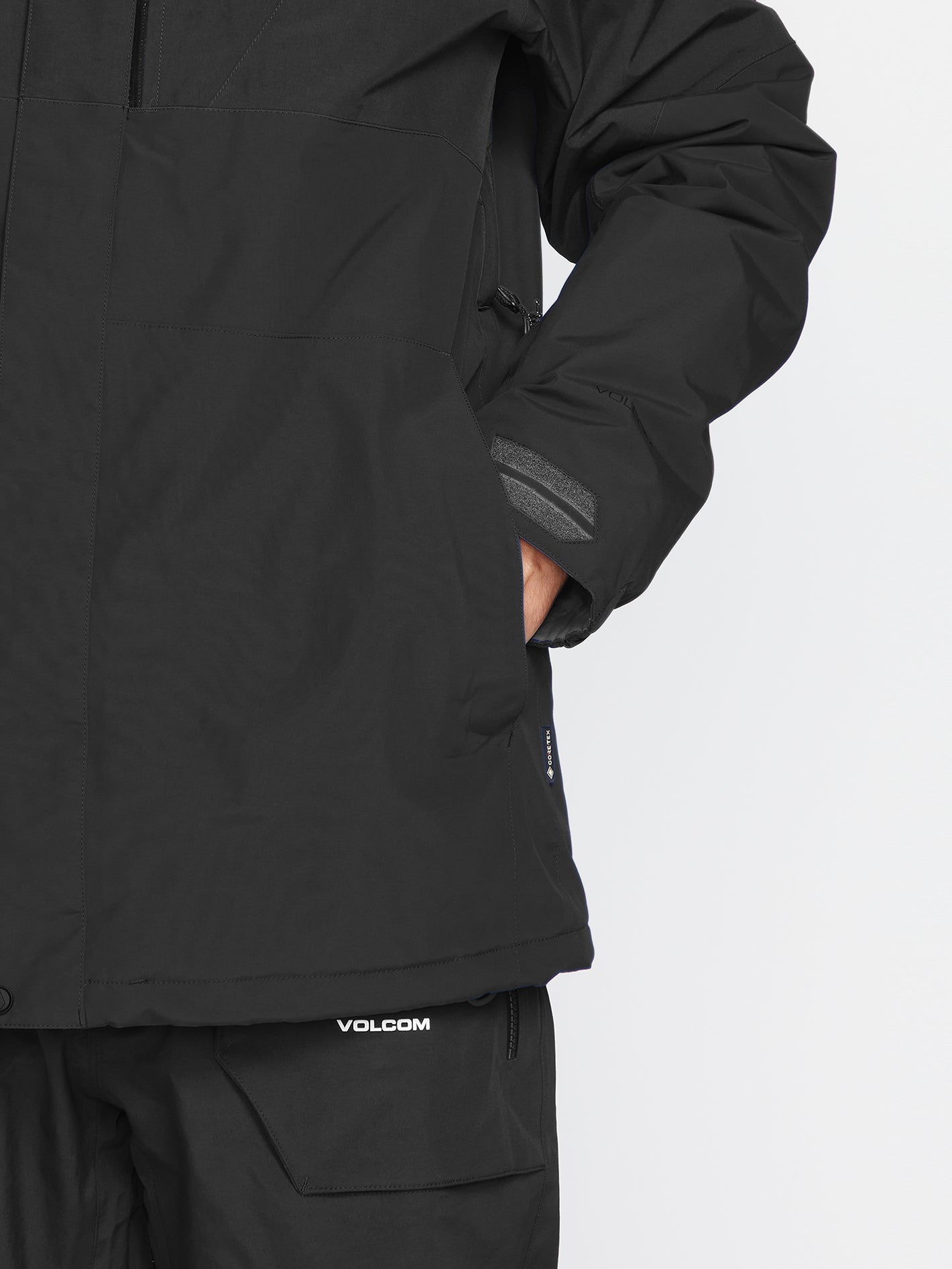 Schneejacke L Insulated Gore-Tex - Schwarz