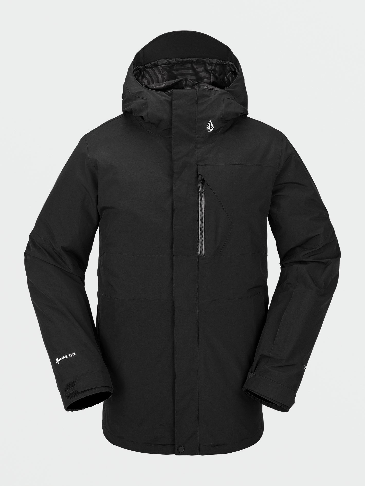 Schneejacke L Insulated Gore-Tex - Schwarz