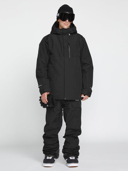 Schneejacke L Insulated Gore-Tex - Schwarz