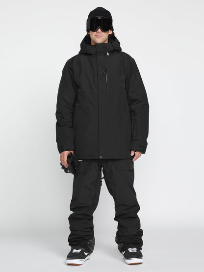Schneejacke L Insulated Gore-Tex - Schwarz