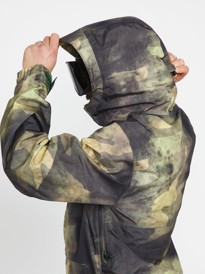 Schneejacke L Isoliertes Gore-Tex - Camouflage