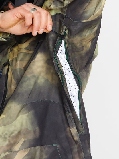 Schneejacke L Isoliertes Gore-Tex - Camouflage