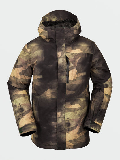 Schneejacke L Isoliertes Gore-Tex - Camouflage