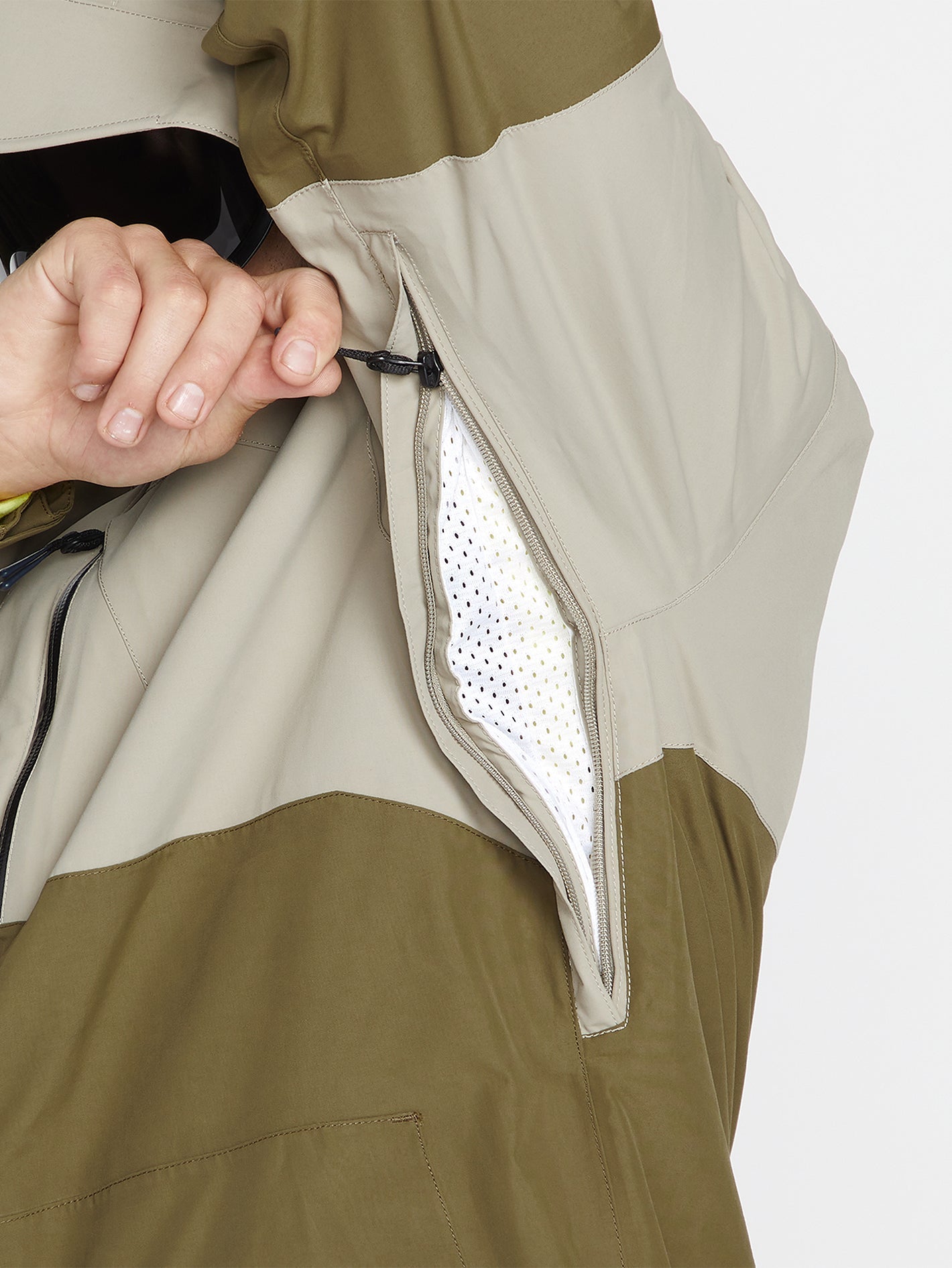 Schneejacke L Insulated Gore-Tex - Dunkelkhaki