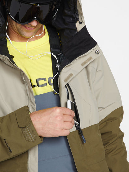 Schneejacke L Insulated Gore-Tex - Dunkelkhaki