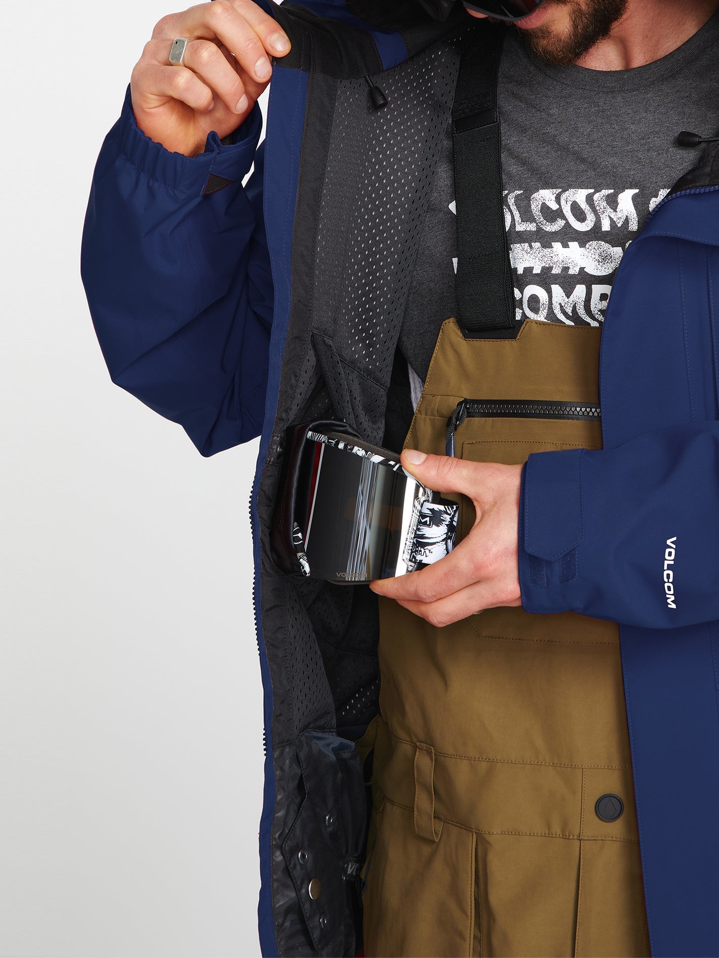 Dua Isolierte Gore-Tex Schneejacke - Dunkelblau