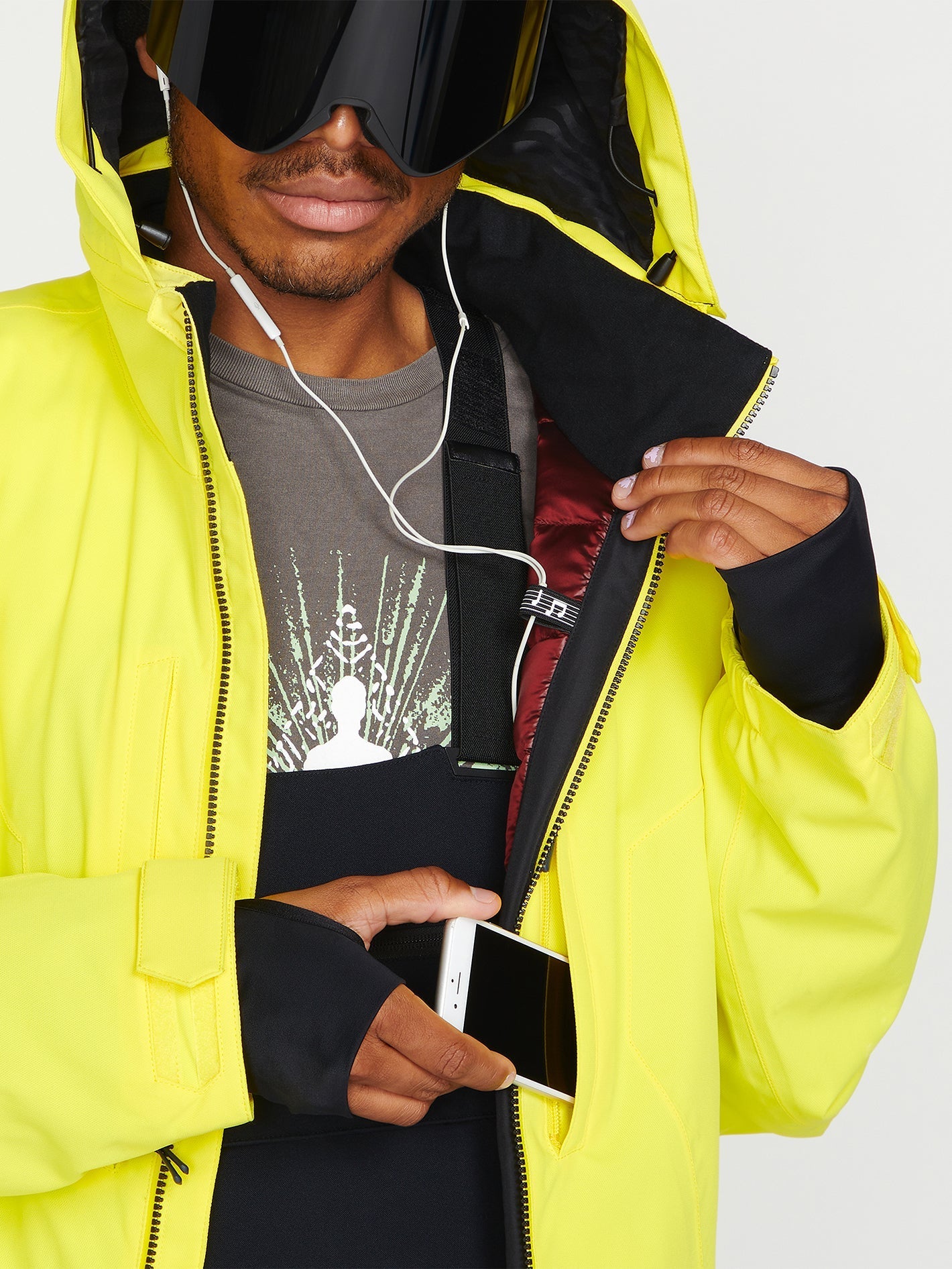 Veste de snow Quad Angle 2L Tds - Citron