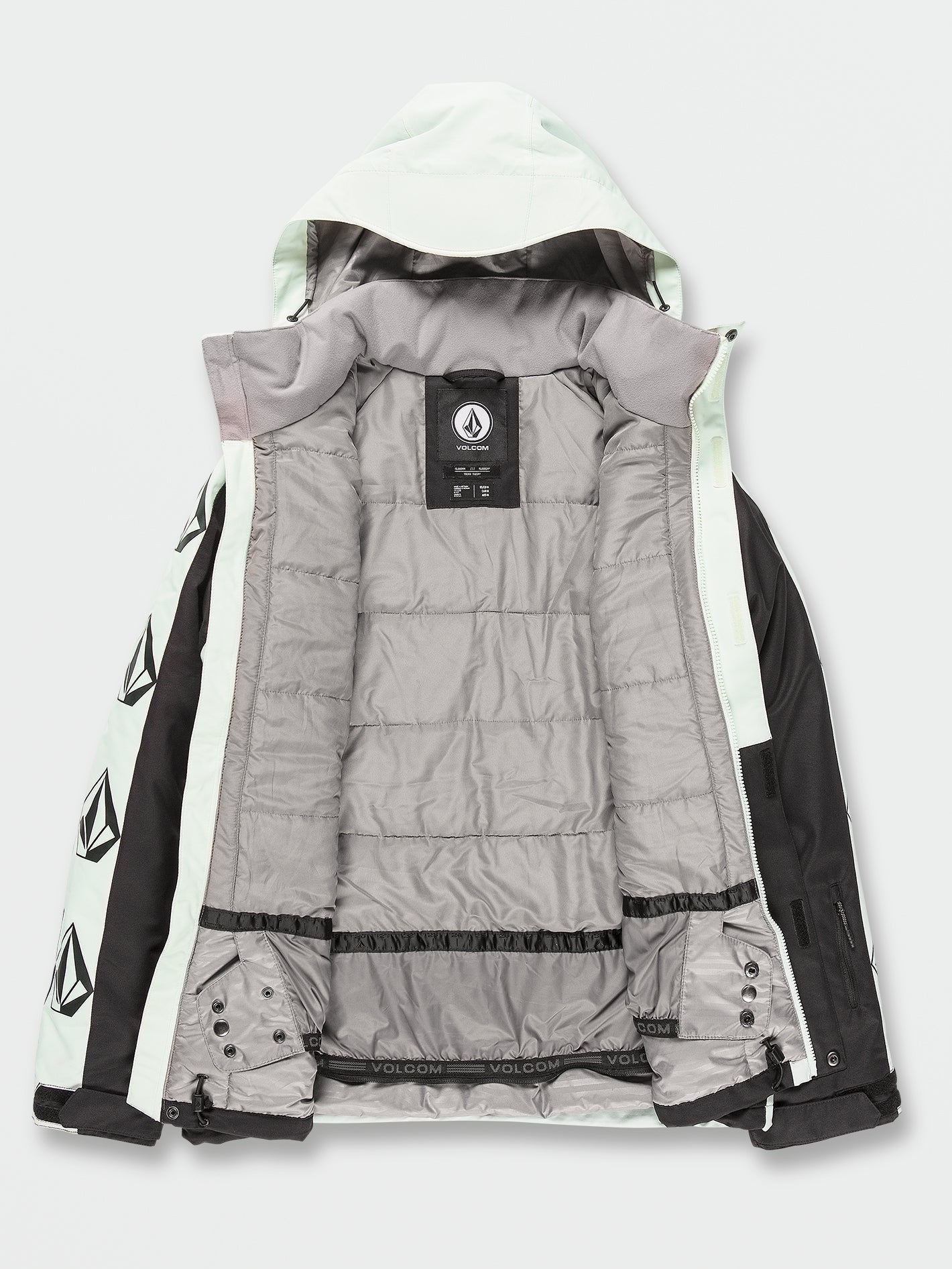 Iconic Stone Isolierte Schneejacke - Eisgrün