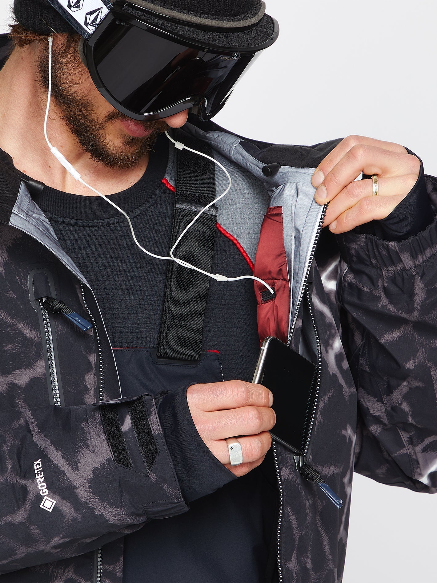Tds Infrared Gore-Tex Snow Jacket - Black Giraffe
